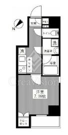 スカイコートパレス八丁堀 3階 間取り図