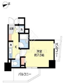 レガリアレジデンス早稲田イクス 9階 間取り図