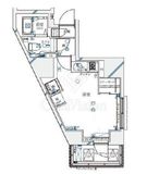 ル・リオン西新宿 9階 間取り図