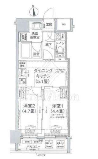 アイルプレミアム池袋ノルド 10階 間取り図