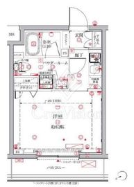 クレイシア三鷹 1階 間取り図