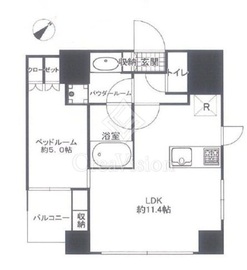 オープンレジデンシア千代田東神田 7階 間取り図