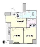 ラフィネ新宿 7階 間取り図