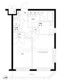 ルーブル早稲田弐番館 2階 間取り図