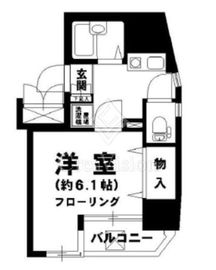 ヴェルト五反田西 13階 間取り図
