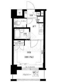メインステージ門前仲町 4階 間取り図