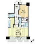 ラビ目黒 2階 間取り図