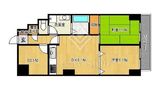 ライオンズプラザ亀戸 9階 間取り図