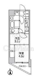 ルネサンスコート町屋 901 間取り図