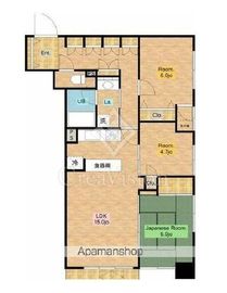 ダイアパレスプロミネントコート川崎 13階 間取り図