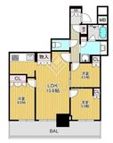 リヴァリエ 9階 間取り図
