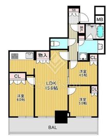 リヴァリエ 9階 間取り図