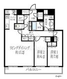ラゾーナ川崎レジデンス 33階 間取り図