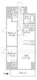 ルミーク錦糸町 1307 間取り図