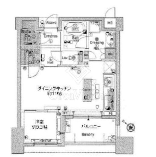 リーデンススクエア桜木町 11階 間取り図