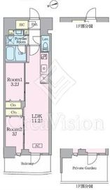 Garden Xavis門前仲町 (ガーデンザヴィス門前仲町) 902 間取り図