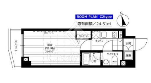 ステージグランデ上落合 1階 間取り図