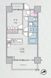 テラス浅草橋 801 間取り図
