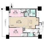 オーベルアーバンツ秋葉原 6階 間取り図