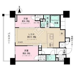オーベルアーバンツ秋葉原 6階 間取り図