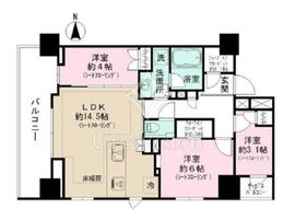 オーベルアーバンツ秋葉原 7階 間取り図