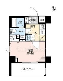 プレール・ドゥーク大崎 3階 間取り図