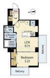 代々木ホームガーデン 4階 間取り図