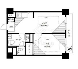 チサンマンション原宿 2階 間取り図
