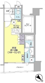 クオリア銀座3丁目 3階 間取り図