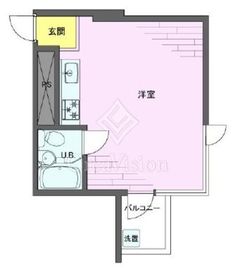赤坂グリーンハイツ 2階 間取り図