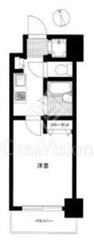 スカイコート浜松町 6階 間取り図