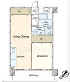 南青ハイツ 4階 間取り図