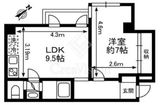 ロジマン西麻布 6階 間取り図