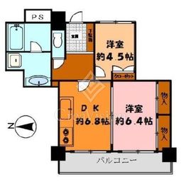 ウエルタワー深川 5階 間取り図
