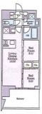 クレストコート東陽町 1306 間取り図