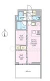 クレストコート東陽町 1307 間取り図