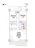 ライオンズマンション門前仲町古石場 4階 間取り図