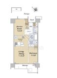 シティハウス目黒学芸大学 2階 間取り図