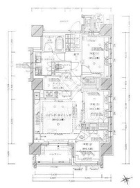 ドレッセ港北センター北 7階 間取り図