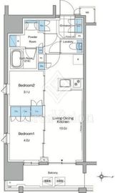 ルフォンプログレ赤羽マークス 603 間取り図
