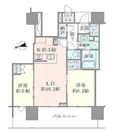 ブリリアタワー池袋 29階 間取り図