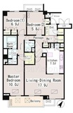 深沢パークマンション 2階 間取り図
