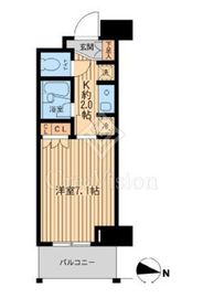 エコロジー東陽町プロセンチュリー 1002 間取り図