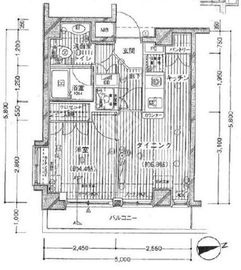 シンシア学芸大学 4階 間取り図