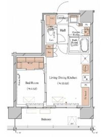 ブランシエスタ木場 413 間取り図