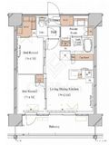 ブランシエスタ木場 412 間取り図