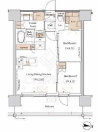 ブランシエスタ木場 402 間取り図