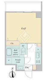 プライマル武蔵関 225 間取り図