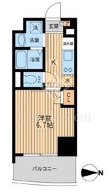プライムアーバン西大島 1707 間取り図