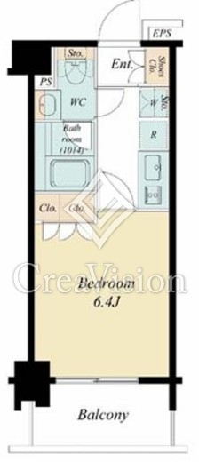 ブランシエスタ浦安 405 間取り図